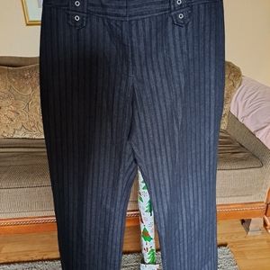 Ladies black Pinstripe Pants